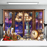 Lofaris Colorful Night Sky Celebration New Year Backdrop